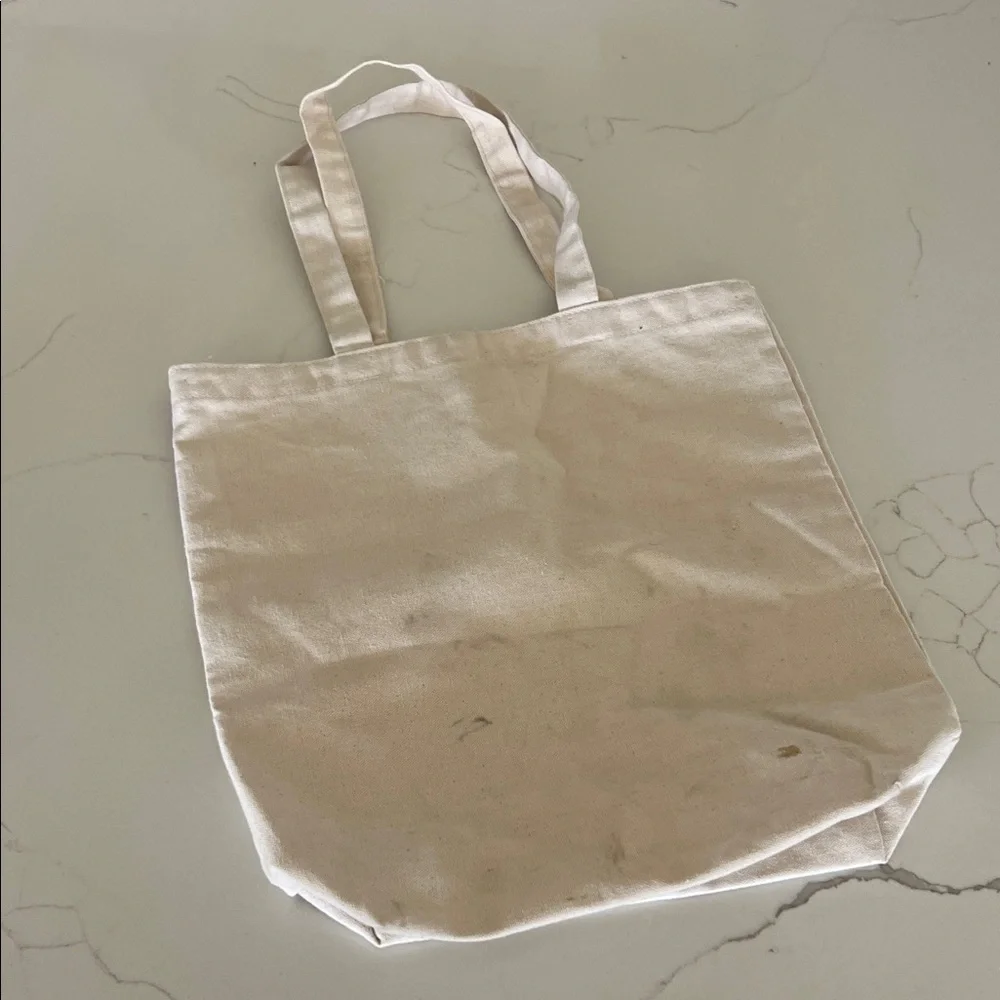 Vogue Multicolor Logo Cream Tote - Picture 3 of 3